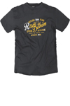 T-shirt fra Replika med print foran og lille logo på ærme