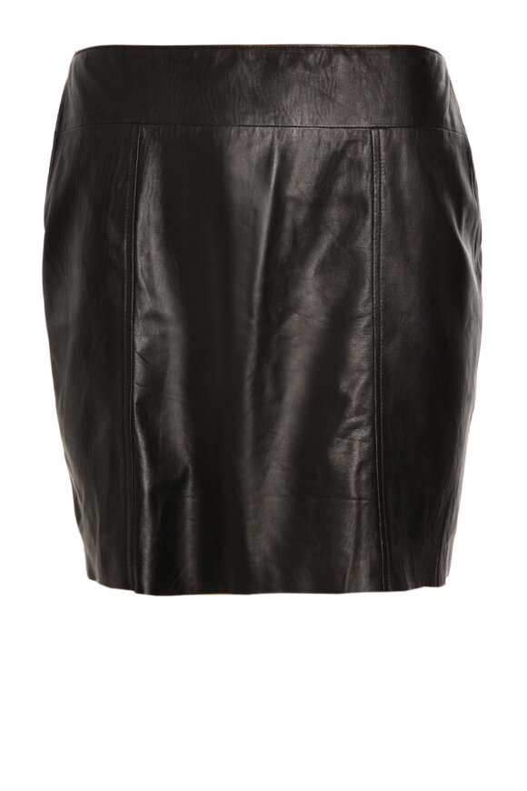 Broch Leather - Skinnkjol, kort