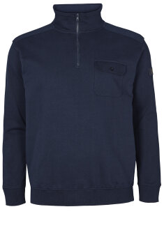 North - Sweatshirt med 1/2 dragkedja 