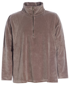 Cassiopeia - Sweatshirt med 1/2 lynlås