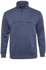North - Sweatshirt med halv lynlås