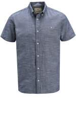 Jack & Jones - Hørskjorte, kortærmet